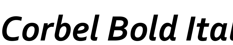 Corbel Bold Italic Font Download Free